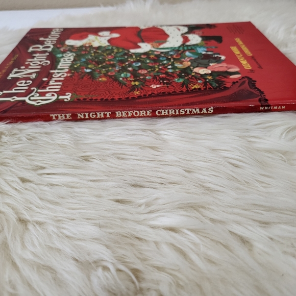 VTG 1960 NIGHT BEFORE CHRISTMAS Whitman Giant Tell a Tale Book Clement C Moore - Picture 5 of 16